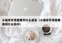 小程序开发需要学什么语言（小程序开发需要用到什么技术）