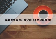 昆明呈贡软件开发公司（呈贡平台公司）