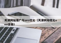 天津网站推广与seo优化（天津网站优化seo企业）